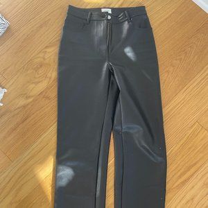 Aritzia melina vegan leather pants